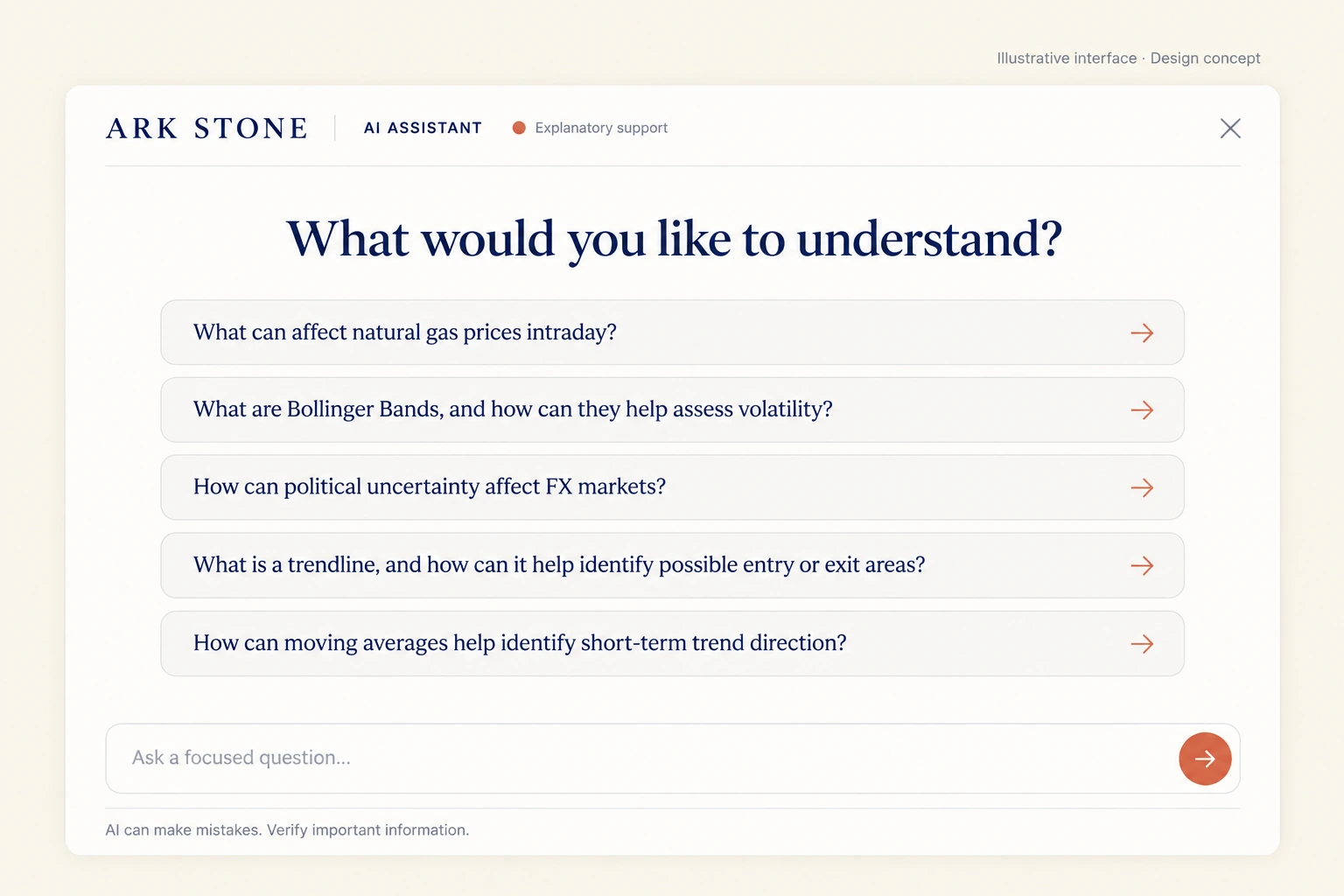 A clearer way to start a conversation. Redesigned illustrative interface with fictional data.
