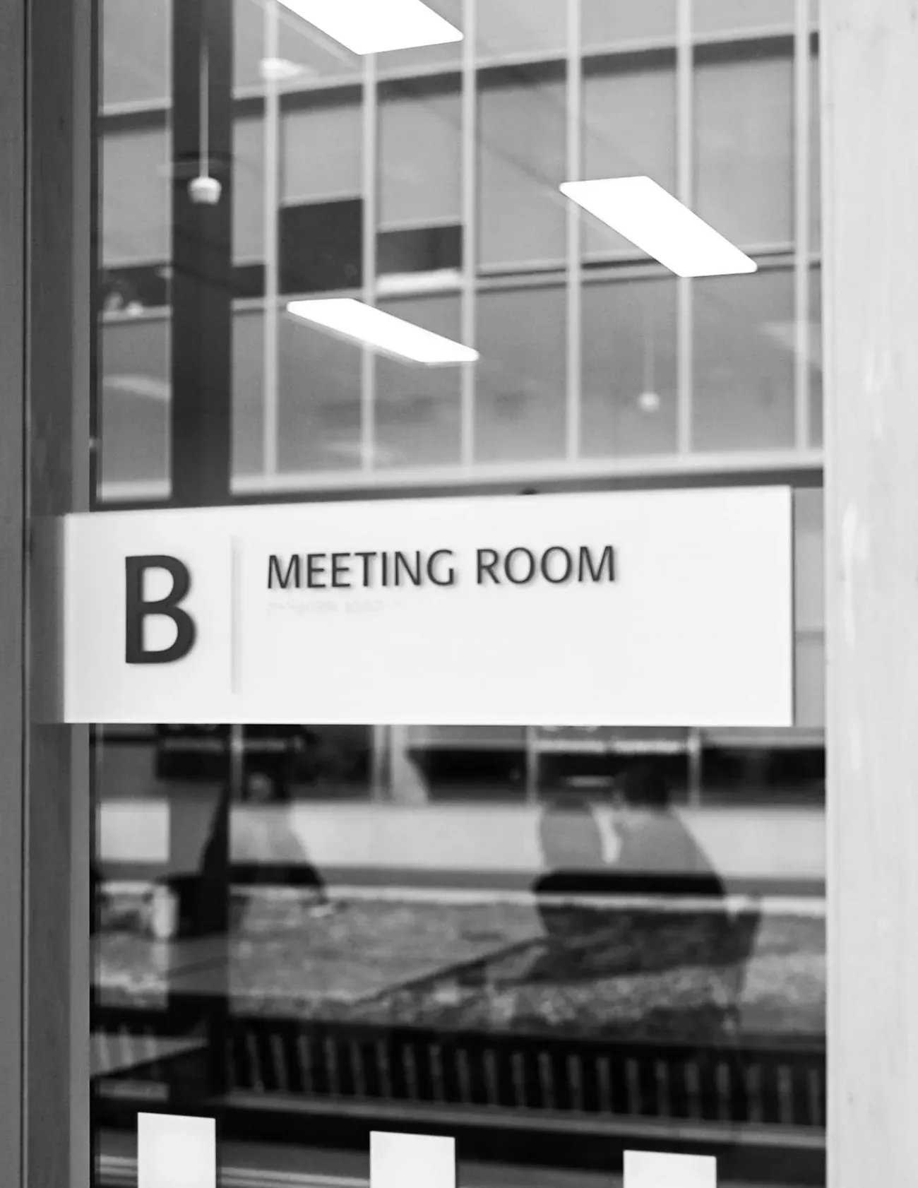 A professional meeting room